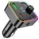 АЗП FM модулятор Hoco E81 Fantasy 30W (1USB-A/1C) Black