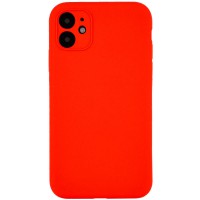 Чохол Silicone Case Full Camera Protective (AA) NO LOGO для Apple iPhone 12 (6.1") Червоний / Red