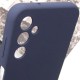 Чохол Silicone Cover Lakshmi Full Camera (AAA) для Samsung Galaxy A24 4G Темно-синій / Midnight blue
