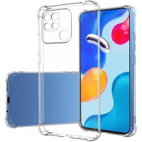 TPU чохол GETMAN Ease logo посилені кути Full Camera для Xiaomi Redmi 10C Безбарвний (прозорий)