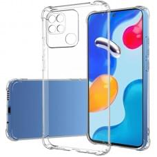 TPU чохол GETMAN Ease logo посилені кути Full Camera для Xiaomi Redmi 10C Безбарвний (прозорий)