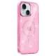 Чохол TPU Eclipse Sparkle (MagFit) для Apple iPhone 15 (6.1") Pink