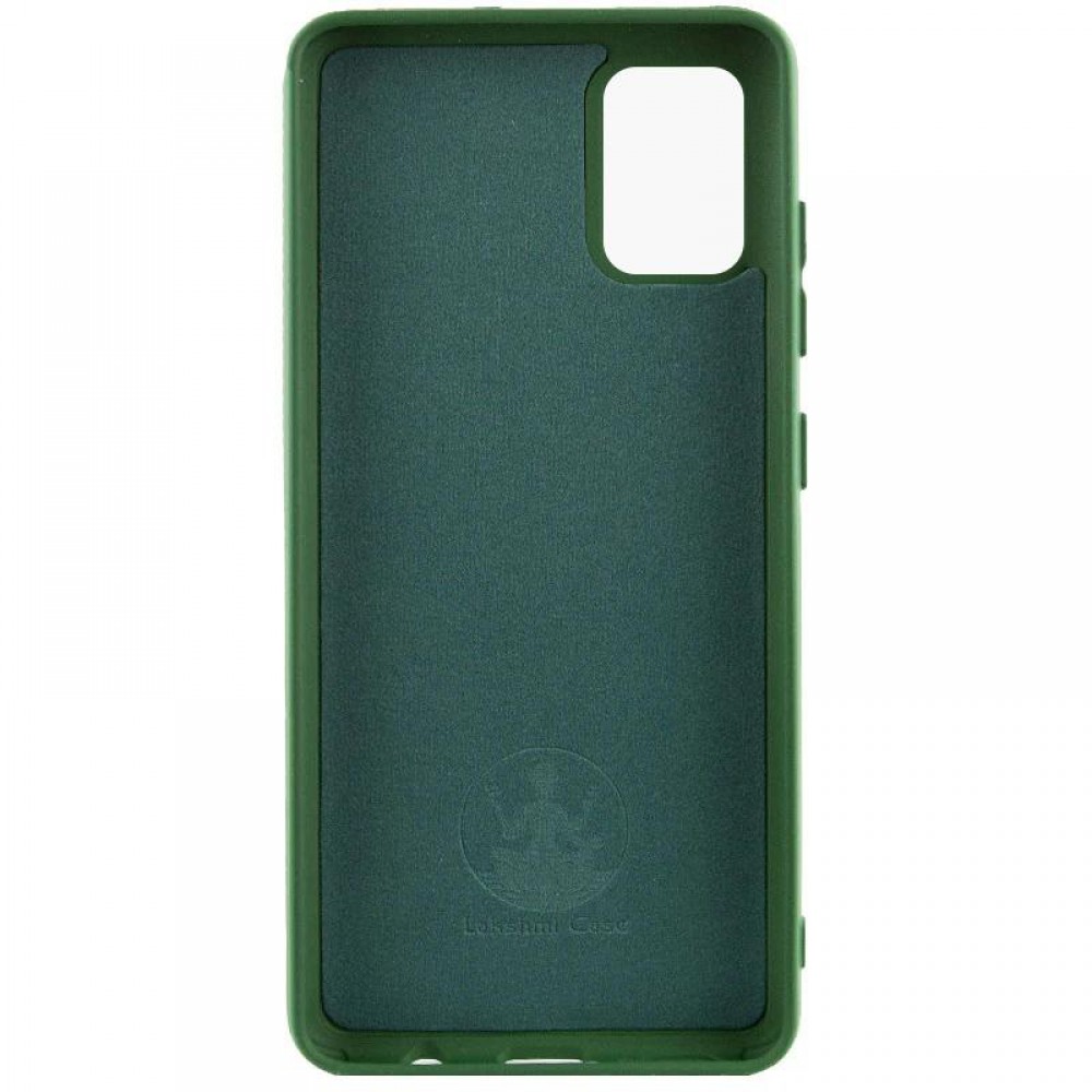 Чохол Silicone Cover Ummi Lakshmi (AA) для Samsung Galaxy A71 Зелений / Dark green