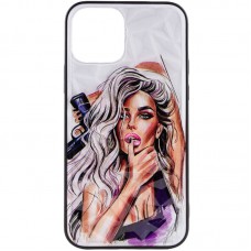 TPU+PC чохол Prisma Ladies для Apple iPhone 13 (6.1") Purple