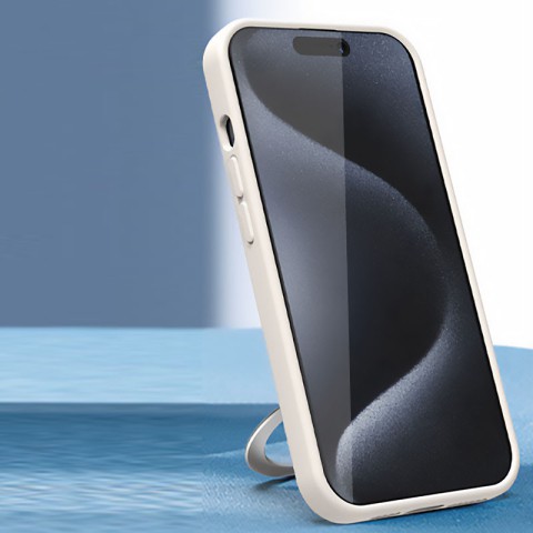 Чохол Silicone Case Full Protective NO LOGO with Ring для Apple iPhone 16 Pro Max (6.9") Pink