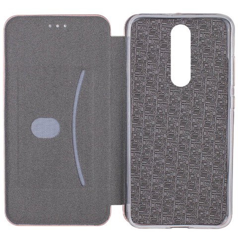 Шкіряний чохол-книжка Classy для Xiaomi Redmi 8 Rose Gold