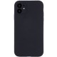 Чохол Silicone Case Full Camera Protective (AA) NO LOGO для Apple iPhone 12 (6.1") Чорний / Black