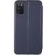 Шкіряний чохол-книжка Classy для Samsung Galaxy A03s / A02s Темно-синій