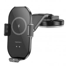 Автотримач з БЗП Borofone BH206 Wireless Charging Car Чорний
