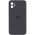 Чохол Silicone Case Square Full Camera Protective (AA) для Apple iPhone 11 (6.1") Сірий / Dark Gray