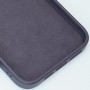 Шкіряний чохол Bonbon Leather Metal Style with MagSafe для Apple iPhone 14 (6.1") Фіолетовий / Dark Purple