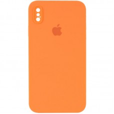 Чехол Silicone Case Square Full Camera Protective (AA) для Apple iPhone X / XS (5.8")