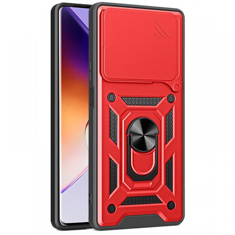 Чохол Ummi Camshield Serge Ring для Xiaomi Poco M7 Pro 5G Червоний