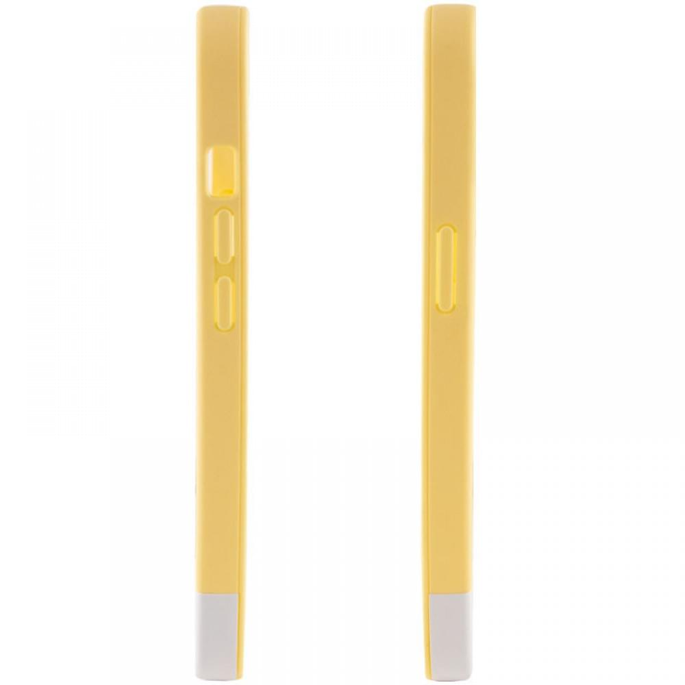 Чохол TPU+PC Bichromatic для Apple iPhone X / XS (5.8") Creamy-yellow / White