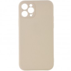 Силіконовий чохол Candy Full Camera для Apple iPhone 12 Pro (6.1") Бежевий / Antigue White