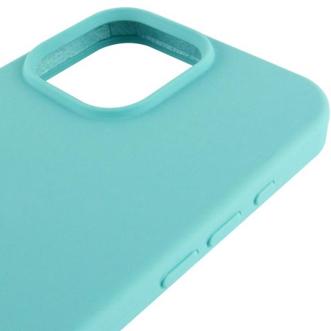 Чохол Silicone Case Full Protective (AA) для Apple iPhone 16 Pro (6.3") Бірюзовий / Marine Green