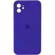 Чохол Silicone Case Square Full Camera Protective (AA) для Apple iPhone 11 (6.1") Фіолетовий / Ultra Violet
