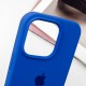 Чохол Silicone Case Full Protective (AA) для Apple iPhone 14 Pro (6.1") Синій / Capri Blue