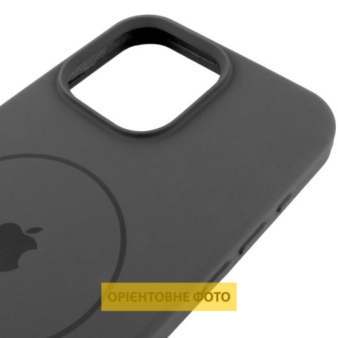 Чохол Silicone Case Full Protective (AA) V2 with MagSafe для Apple iPhone 16 (6.1") Сірий / Dark Gray