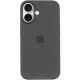 Чохол Silicone case (AAA) with Magsafe and Animation (button) для Apple iPhone 16 Plus (6.7") Stone Grey