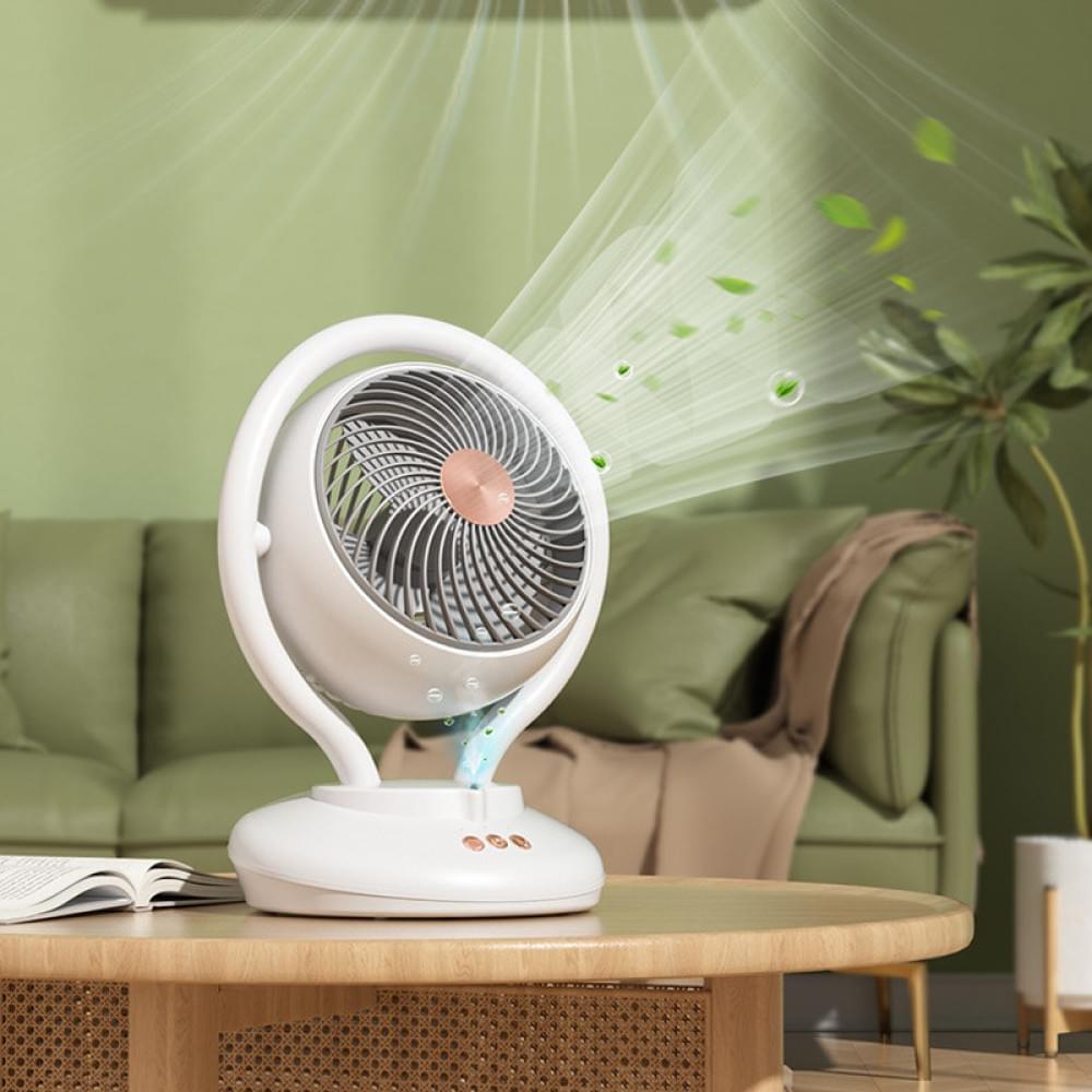 Настольный вентилятор F12 с отрицательной ионизацией 6000mAh