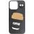 Чохол TPU Leather Toys для Apple iPhone 15 Pro Max (6.7") Coffee / Black