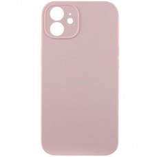 Чохол Silicone Case Full Camera Protective (AA) NO LOGO для Apple iPhone 12 (6.1") Рожевий / Chalk Pink