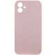 Чохол Silicone Case Full Camera Protective (AA) NO LOGO для Apple iPhone 12 (6.1") Рожевий / Chalk Pink