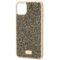 TPU чохол Bling World Rock Diamond для Apple iPhone 14 (6.1") Золотий