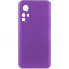 Чохол TPU GETMAN Liquid Silk Full Camera для Xiaomi Redmi Note 12S Фіолетовий / Purple