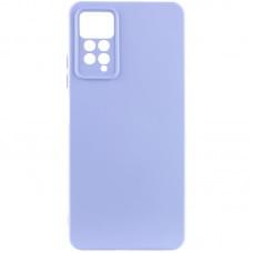 Чохол TPU GETMAN Liquid Silk Full Camera для Xiaomi Redmi Note 11 Pro 4G/5G / 12 Pro 4G Бузковий / Light purple