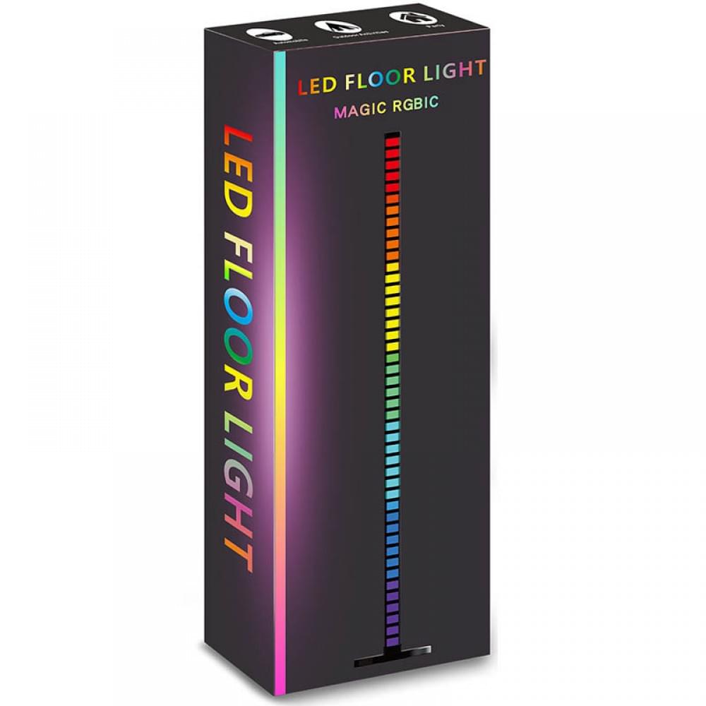 Підлогова кутова LED лампа RGB Magic 2 Bluetooth USB with app Black