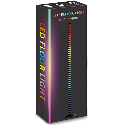 Підлогова кутова LED лампа RGB Magic 2 Bluetooth USB with app Black