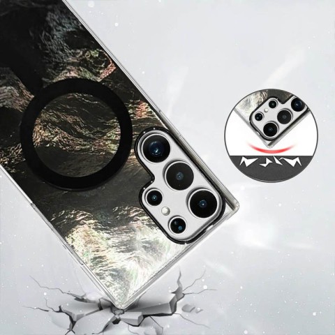 Чохол TPU Shiny Mountain (MagFit) для Samsung Galaxy S25 Ultra Black