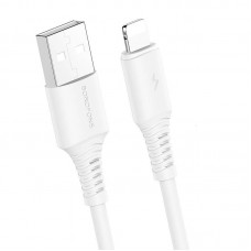 Дата кабель Borofone BX47 Coolway USB to Lightning (1m) Білий