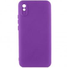 Чохол TPU GETMAN Liquid Silk Full Camera для Xiaomi Redmi 9A Фіолетовий / Purple