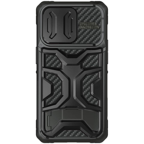 TPU+PC чохол Nillkin CamShield Adventurer Pro (шторка на камеру) для Apple iPhone 14 Pro Max (6.7") Armor Black