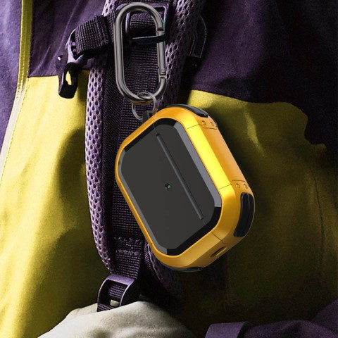 Футляр протиударний Black ed. для навушників Airpods Pro 2 / Pro Yellow