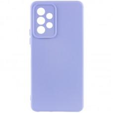 Чохол TPU GETMAN Liquid Silk Full Camera для Samsung Galaxy A13 4G Бузковий / Dasheen
