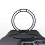 TPU+PC чохол Metal Buttons with MagSafe Carbon Ring для Apple iPhone 15 Pro Max (6.7") Чорний