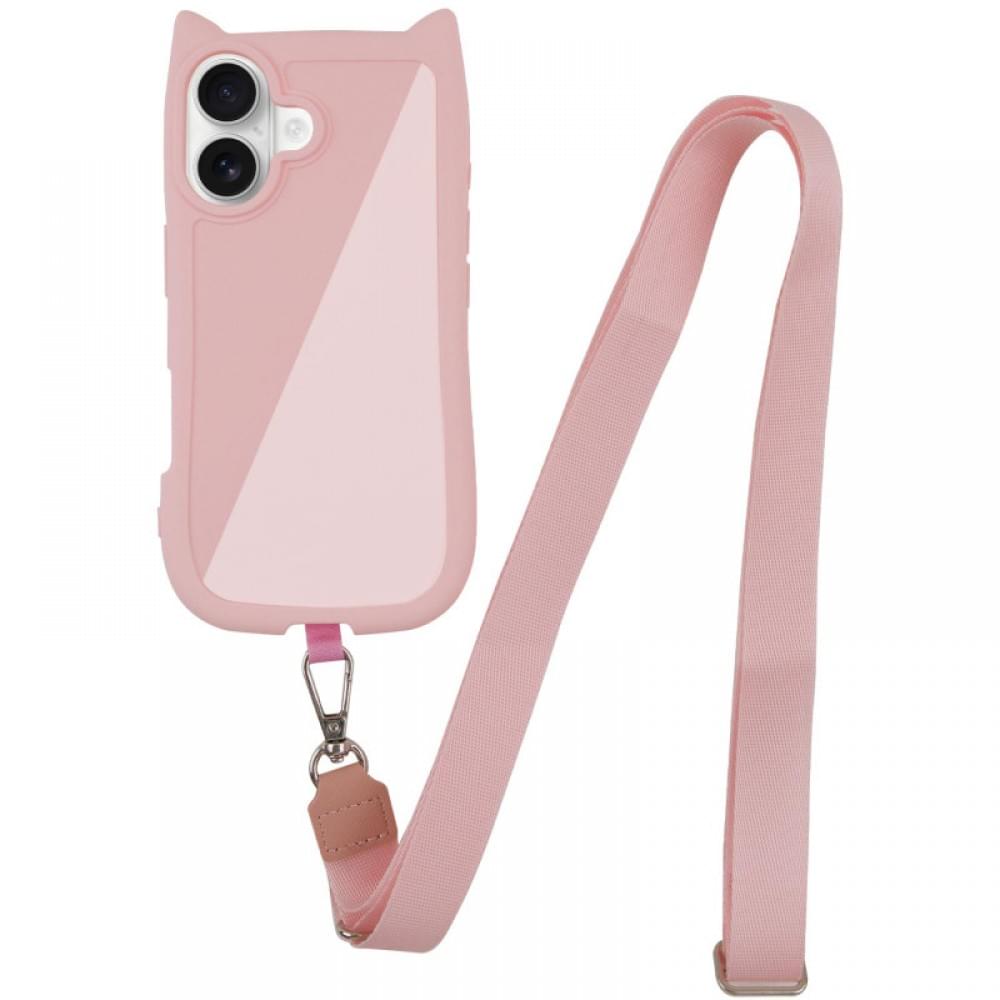 Чехол TPU GETMAN Cat with straps для Apple iPhone 16 Plus (6.7")