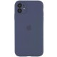 Чохол Silicone Case Full Camera Protective (AA) для Apple iPhone 12 (6.1") Сірий / Lavender Gray