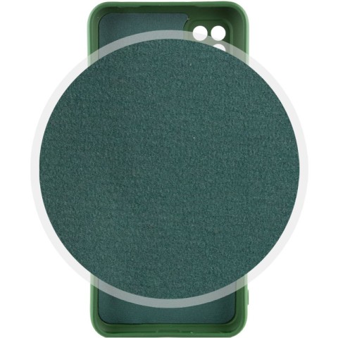 Чохол Silicone Cover Lakshmi Full Camera (AA) для Xiaomi Redmi 9C Зелений / Dark green