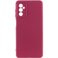 Чохол Silicone Cover Lakshmi Full Camera (AAA) для Samsung Galaxy A24 4G Бордовий / Plum