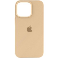 Чохол Silicone Case (AA) Logo with MagSafe для Apple iPhone 15 Pro (6.1") Бежевий / Desert Gold