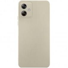Чохол TPU GETMAN Liquid Silk Full Camera для Motorola Moto G54 Песочный / Sand