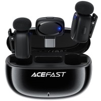 Петличний бездротовий мікрофон Acefast R2 Type-C Black