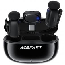Петличний бездротовий мікрофон Acefast R2 Type-C Black