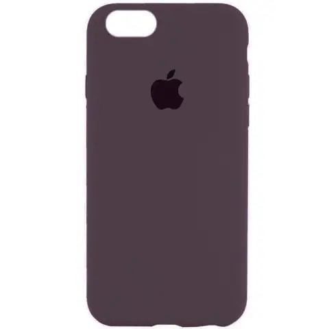 Чохол Silicone Case Full Protective (AA) для Apple iPhone 6/6s (4.7") Фіолетовий / Elderberry