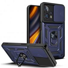 Чохол Ummi Camshield Serge Ring для Xiaomi Poco X4 GT Синій